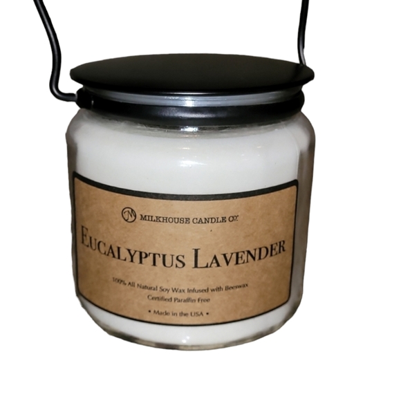 đź’•NEW MILKHOUSE CANDLE COđź’• EUCALYPTUS LAVENDERđź’•14-16oz - Picture 2 of 4